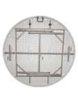 Table - Pliable - Blanc - Ø 153 x H 74 x 153 x 4,5 CM - Polyéthylène/Acier - Bolero - CC506 CC506 €189.99 Tables pliantes