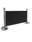 Tissu barrière - Noir - H 70 x 143 x 2 CM - Polyester - Bolero - CF137 CF137 €53.52 Cordon décoratif et bornes