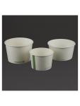 Conteneurs jetables - 0,35 Litre - 500 pièces - Ø 11,5 x H 6,2 CM - Carton/Pla - Vegware - GF046 GF046 €92.25 Emballage jetable