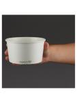 Conteneurs jetables - 0,35 Litre - 500 pièces - Ø 11,5 x H 6,2 CM - Carton/Pla - Vegware - GF046 GF046 €92.25 Emballage jetable
