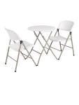 Chaise pliante - 2 pièces - Blanc - H 81 x 49 x 50 CM - Acier/Polypropylène - Bolero - CE692 CE692 €155.99 Chaises en plastique