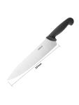 Couteau de Chef - Noir - H 5 x 3,5 x 3,3 x 38 CM - Inox - Hygiplas - C264 C264 €10.39 Couteaux