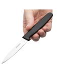 Couteau d'office - Noir - H 1,5 x 1,8 x 18 CM - Inox - Hygiplas - C268 C268 €2.89 Couteaux