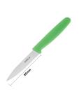 Couteau d'Office - Vert - H 1,5 x 1,8 x 18 CM - Inox - Hygiplas - C545 C545 €2.59 Couteaux