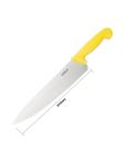Couteau de Chef - Jaune - H 5 x 3,5 x 38 CM - Inox - Hygiplas - C816 C816 €10.39 Couteaux