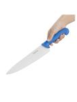 Couteau de Chef - Bleu - H 5 x 3,5 x 38 CM - Inox - Hygiplas - C850 C850 €10.39 Couteaux
