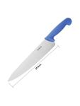 Couteau de Chef - Bleu - H 5 x 3,5 x 38 CM - Inox - Hygiplas - C850 C850 €10.39 Couteaux