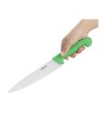 Couteau de Chef - Vert - H 4,8 x 3,5 x 34,5 CM - Inox - Hygiplas - C861 C861 €6.99 Couteaux