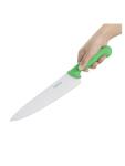 Couteau de Chef - Vert - H 5 x 3,5 x 38 CM - Inox - Hygiplas - C868 C868 €10.39 Couteaux
