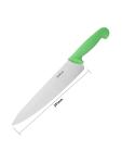 Couteau de Chef - Vert - H 5 x 3,5 x 38 CM - Inox - Hygiplas - C868 C868 €10.39 Couteaux