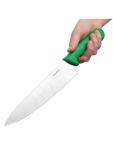 Couteau de Chef - Vert - H 5 x 3,5 x 38 CM - Inox - Hygiplas - C868 C868 €10.39 Couteaux