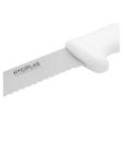 Couteau à pain - Blanc - H 2,5 x 3,5 x 33,5 CM - Inox - Hygiplas - C882 C882 €6.49 Couteaux