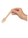 Fourchettes - Biodégradable - 100 pièces - 15,5 CM - Bois de Bouleau - Vert Fiesta - CD903 CD903 €2.99 Couverts