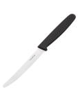 Couteau à tomates - Noir - H 1,5 x 1,8 x 20,5 CM - Inox - Hygiplas - CF897 CF897 €3.59 Couteaux