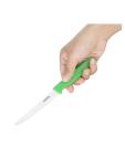 Couteau à tomates - Vert - H 1,5 x 1,8 x 20,5 CM - Inox - Hygiplas - CF898 CF898 €3.59 Couteaux