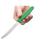 Couteau à tomates - Vert - H 1,5 x 1,8 x 20,5 CM - Inox - Hygiplas - CF898 CF898 €3.59 Couteaux