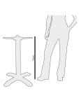Pied de table - Ø 61 x H 73,5 CM - Fonte - Bolero - CE154 CE154 €87.99 Pieds de tables de restauration