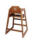 Kinderstoel - Donkerbruin - H 75 x 51 x 51 CM - Hout - Bolero - DL901 DL901 €60.64 Horeca kinderstoelen