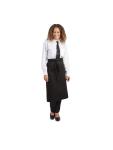 Tablier - Unisexe - Regular Fit - Noir - 91,5 x 76,2 CM - Polyester/Coton - Whites Chefs Clothing - A968 A968 €9.59 Tabliers et tabliers à bavette