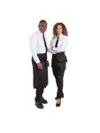 Tablier - Unisexe - Regular Fit - Noir - 91,5 x 76,2 CM - Polyester/Coton - Whites Chefs Clothing - A968 A968 €9.59 Tabliers et tabliers à bavette
