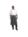 Tablier - Unisexe - Noir/Blanc - 76 x 92 CM - Polyester/Coton - Vêtements de Chef Blancs - A938 A938 €10.59 Tabliers et tabliers à bavette