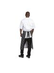 Tablier - Unisexe - Noir/Blanc - 76 x 92 CM - Polyester/Coton - Vêtements de Chef Blancs - A938 A938 €10.59 Tabliers et tabliers à bavette