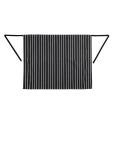 Tablier - Unisexe - Noir/Blanc - 76 x 92 CM - Polyester/Coton - Vêtements de Chef Blancs - A938 A938 €10.59 Tabliers et tabliers à bavette