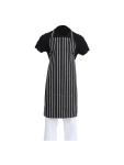 Halterschort - Unisex - One Size - Zwart/Wit - 71 x 97 CM - Polyester/Katoen - Whites Chefs Clothing - A935 A935 €9.19 Schorten en sloven