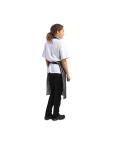 Halterschort - Unisex - One Size - Zwart/Wit - 71 x 97 CM - Polyester/Katoen - Whites Chefs Clothing - A935 A935 €9.19 Schorten en sloven