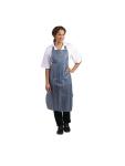 Tablier Imperméable - Unisexe - Taille Unique - Bleu/Blanc - 71,1 x 101,6 CM - Nylon - Vêtement Blancs Chefs - A580 A580 €9.99 Tabliers et tabliers à bavette