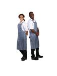 Tablier Imperméable - Unisexe - Taille Unique - Bleu/Blanc - 71,1 x 101,6 CM - Nylon - Vêtement Blancs Chefs - A580 A580 €9.99 Tabliers et tabliers à bavette