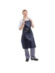 Tablier Imperméable - Unisexe - Bleu - 71,1 x 101,6 CM - Nylon - Vêtement Blancs Chefs - A896 A896 €15.89 Tabliers et tabliers à bavette