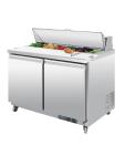 Saladette - 1/1 GN - 405 Litre - 2 portes - H 109,7 x 122,5 x 76 CM - 230 V - Inox - Polaire - GD882 GD882 €1,554.34 Saladette