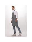 Tablier Halter - Réglable - Unisexe - Taille Unique - Gris - 61 x 86 CM - Polyester/Coton - Chef Works - B192 B192 €27.75 Tabliers et tabliers à bavette