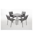 Table - Gris - H 71 x 70 x 70 CM - Acier - Bolero - CS730 CS730 €146.99 Tables de restauration