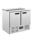 Saladette - 240 Litre - 2 portes - H 88,5 x 90 x 70 CM - 230 V - Polar - G606 G606 €655.26 Saladette