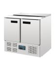 Saladette - 240 Litre - 2 portes - H 88,5 x 90 x 70 CM - 230 V - Polar - G606 G606 €655.26 Saladette