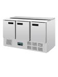 Saladette - 368 Litre - 3 portes - H 88,5 x 137 x 70 CM - 230 V - Polar - G607 G607 €790.35 Saladette