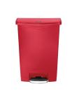 Poubelle à pédale - 90 Litres - Rouge - H 82,6 x 57 x 35,3 CM - Résine polyéthylène - Rubbermaid - GL038 GL038 €239.00 Poubelles