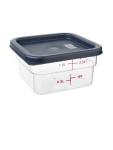 Couvercle boite alimentaire - Bleu - H 1,7 x 19,2 x 19,2 CM - Polycarbonate - Hygiplas - CF043 CF043 €2.99 Overige