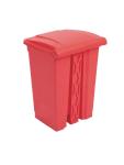 Poubelle - 45 Litres - Rouge - H 60 x 40,5 x 39,5 CM - Polypropylène - Jantex - DC708 DC708 €91.95 Poubelles
