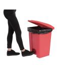Poubelle - 45 Litres - Rouge - H 60 x 40,5 x 39,5 CM - Polypropylène - Jantex - DC708 DC708 €91.95 Poubelles