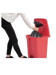Poubelle - 45 Litres - Rouge - H 60 x 40,5 x 39,5 CM - Polypropylène - Jantex - DC708 DC708 €91.95 Poubelles