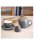Cappuccinokop - 23 CL - 6 stuks - Grijs - Ø 9.3 x H 6.8 CM - Porselein - Olympia - HC390 HC390 €29.59 Kopjes & mokken