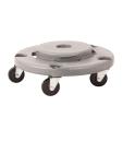 Wielbasis afvalcontainer - Grijs - Jantex - L645 L645 €58.99 Overige
