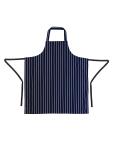 Tablier Halter - Unisexe - Bleu Foncé/Blanc - 71 x 96,5 CM - Polyester/Coton - Vêtement Blancs Chefs - A530 A530 €7.89 Tabliers et tabliers à bavette