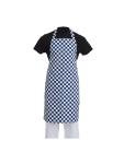 Tablier Halter - Unisexe - Bleu/Blanc - 71 x 78 CM - Polyester/Coton - Vêtement Chefs Blancs - A554 A554 €11.69 Tabliers et tabliers à bavette