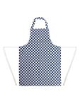 Tablier Halter - Unisexe - Bleu/Blanc - 71 x 78 CM - Polyester/Coton - Vêtement Chefs Blancs - A554 A554 €11.69 Tabliers et tabliers à bavette
