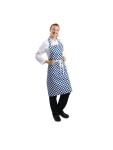 Tablier Halter - Unisexe - Bleu/Blanc - 71 x 78 CM - Polyester/Coton - Vêtement Chefs Blancs - A554 A554 €11.69 Tabliers et tabliers à bavette