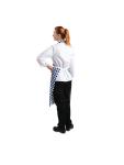 Tablier Halter - Unisexe - Bleu/Blanc - 71 x 78 CM - Polyester/Coton - Vêtement Chefs Blancs - A554 A554 €11.69 Tabliers et tabliers à bavette